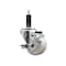Service Caster 3'' SS Nylon Swivel 1'' Expanding Stem Caster with Brake SCC-SSEX20S314-NYS-TLB-1 - alternate 1